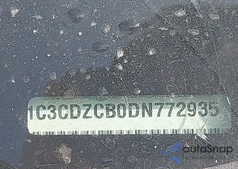 2013 Dodge Avenger Sxt из США, поврежденный, VIN 1C3CDZCB0DN772935